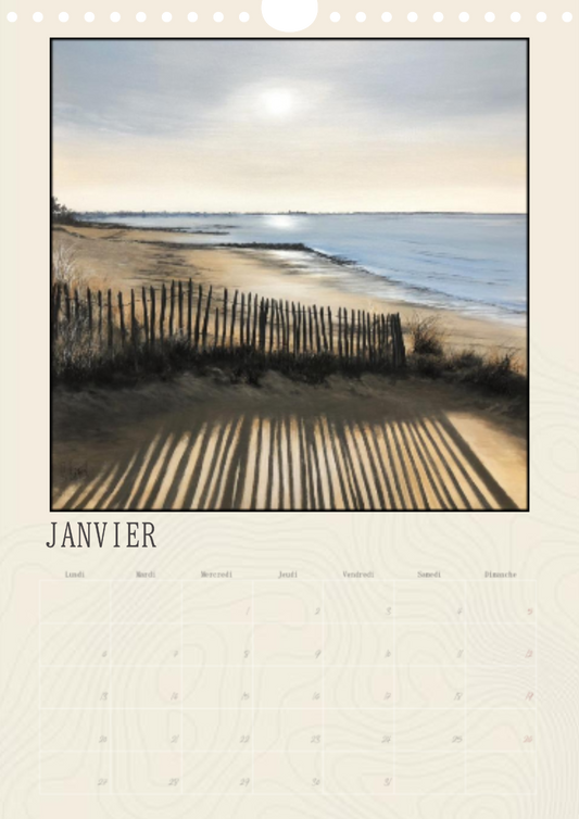 Calendriers 2025 Artbeige A4